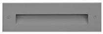 502017.WW.120.G  Hydrostep - Linear - 06, 7W LED Warm White, Textured Grey 120° Luminaire,